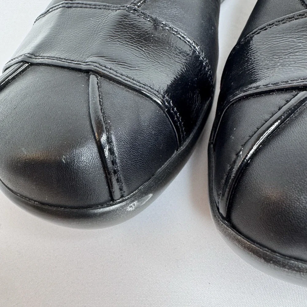 Naot Shoes Womens 38 Casual Slip On‎ Loafers Comfort Black Leather US 7 Flats